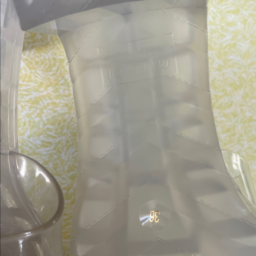 Gucci Women's Transparent Slide Sandals EU 36 ( US 6 ) - Picture 6 of 6